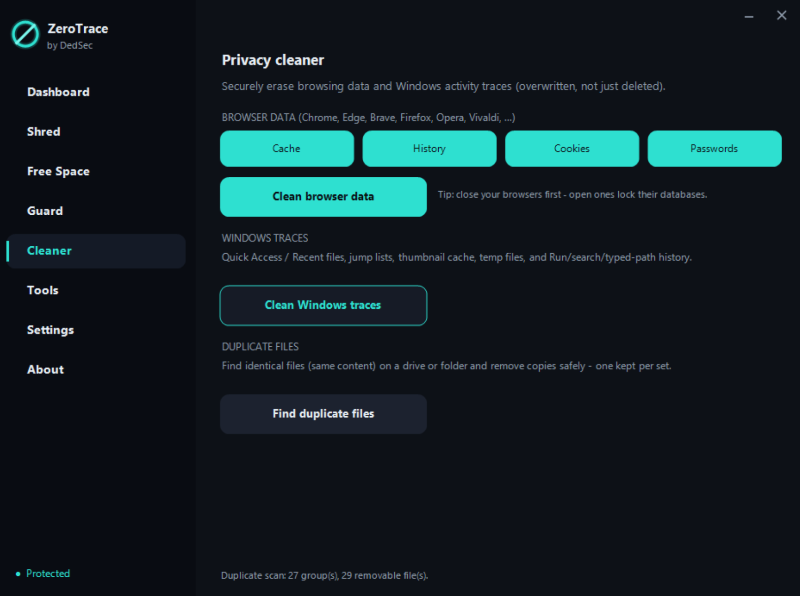 ZeroTrace — Secure File Eraser & Privacy Suite - Image 2