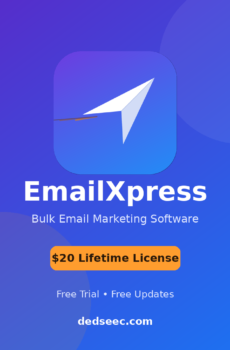 EmailXpress — Bulk Email Marketing Software for Windows (Lifetime License)
